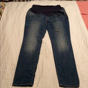 Old Navy skinny full panel maternity jeans